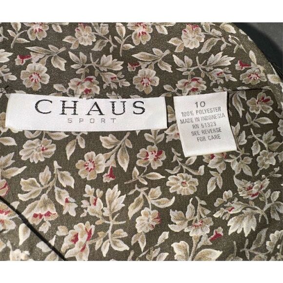 Vintage Floral Long Sleeve Button Down Shirt Medium - Picture 6 of 9